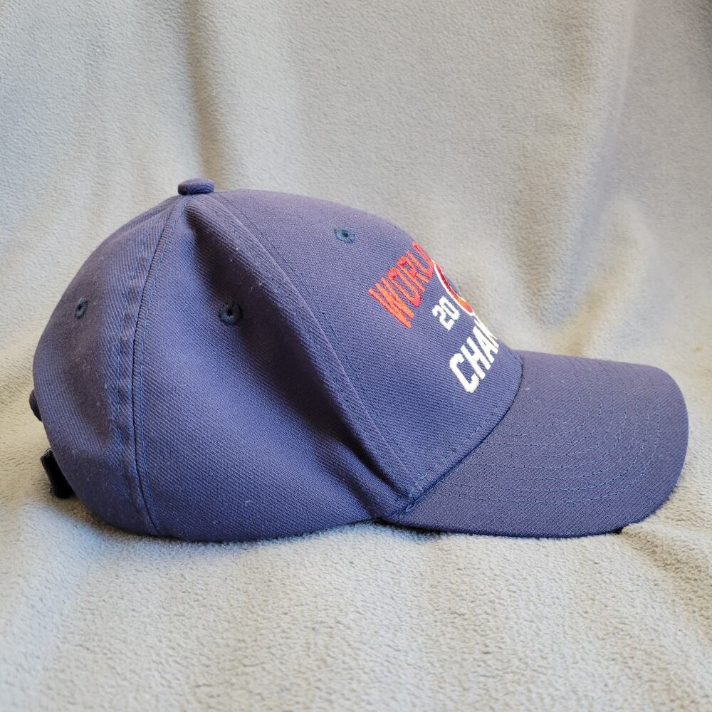 CHICAGO CUBS Hat Cap Blue 2016 World Series Champions Logo Adjustable Embroidere - Picture 4 of 8